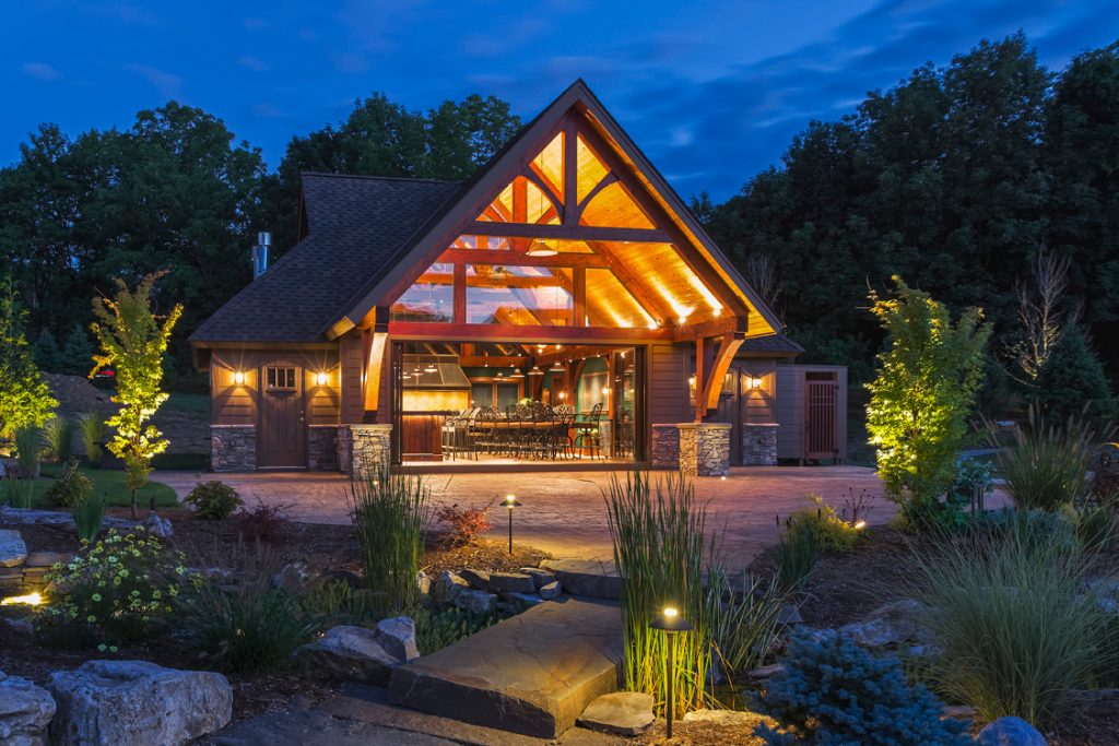 Timber Frame Pool House
